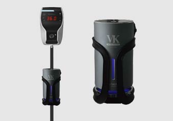 VKとの連携で検温+殺菌